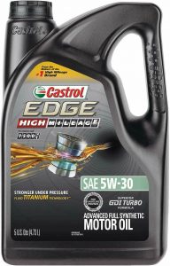 Castrol 03083 EDGE 5W-20 Advanced Full Synthetic Engine Oil