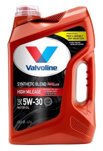 Valvoline High Mileage Oil SAE 5W-30